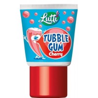 Рідка жуйка Lutti Tubble Gum Cherry Вишня в тюбику, 35 г  